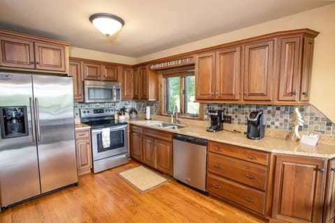 Kitchen with Stainless Steel Appliances