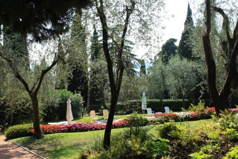 Outdoor banquet area
