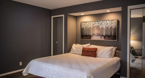 Master Bedroom offers a King size-bed.