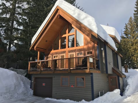 Chalet Slater.  Three floors, 4 bedrooms, 3 full bathrooms steps from the slopes