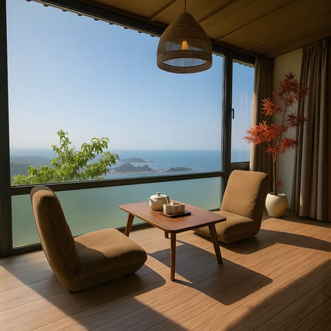 Panoramic Quadruple Room | Individually furnished, blackout drapes, free WiFi, bed sheets