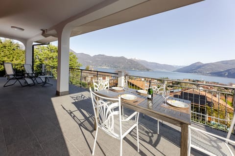 Lovely view of the lake from the terrace.