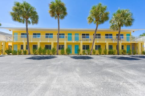 Blue Skies and Sandy Beaches on Anna Maria. Free open parking in front of condo