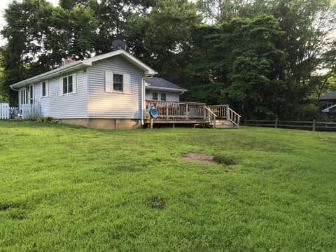 Back deck, Weber grill table and chairs.