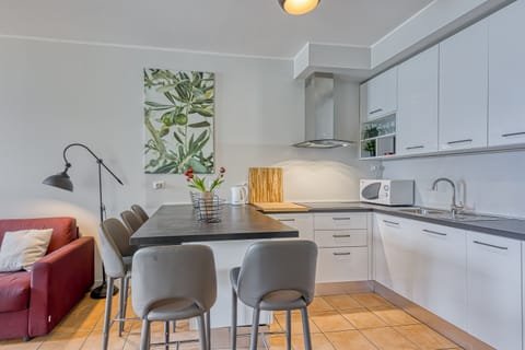 Kitchen and dining area