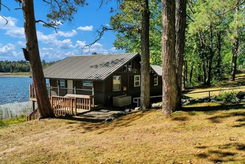 Cabin from Property Entrance