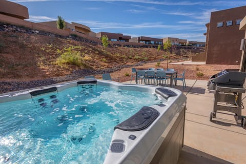 Hot Tub - Relax in your own private spacious hot tub located on the back patio.
