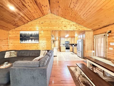 Living and Dining room just off the kitchen.