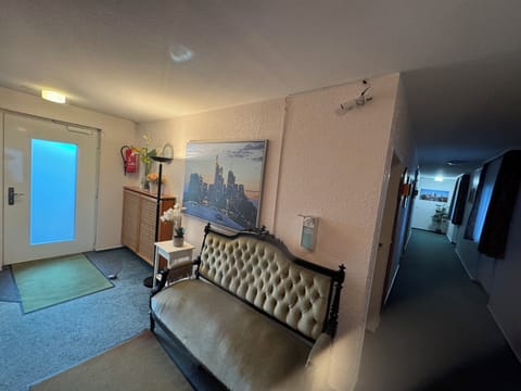 43-inch flat-screen TV with cable channels, offices