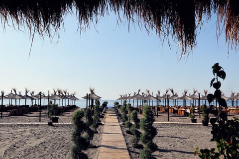 Private beach