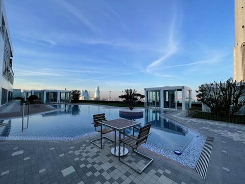 Seasonal outdoor pool