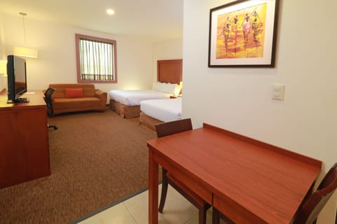 Studio Suite, 2 Double Beds, Kitchen | Premium bedding, in-room safe, desk, iron/ironing board