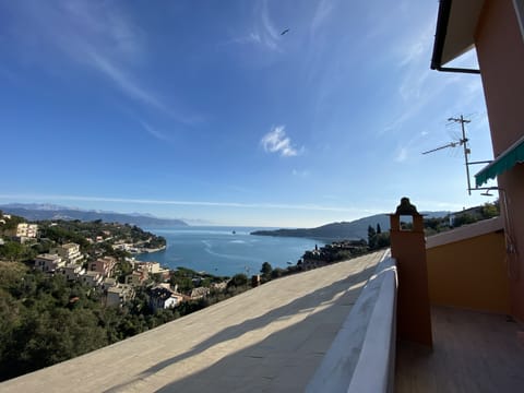 Terrace with incredible views and full size table for outdoor dining