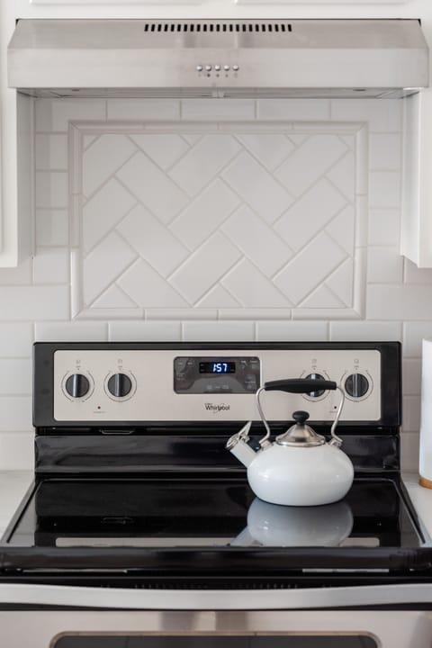 Prepare meals with all the pots, pans, utensils, and dishes you'll need.