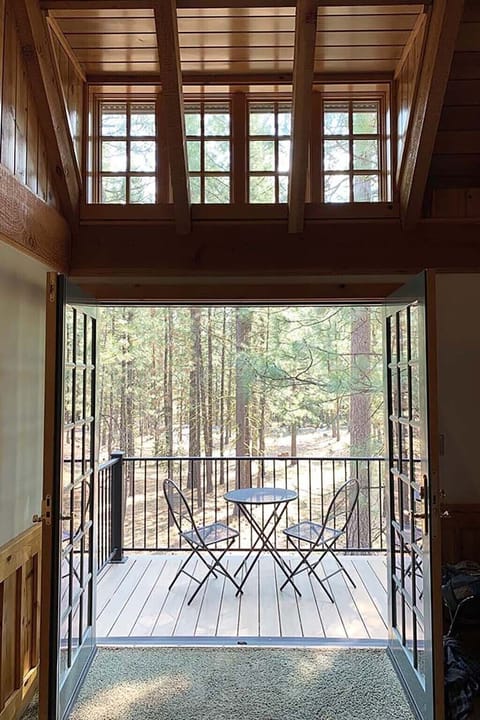 small deck off primary bedroom