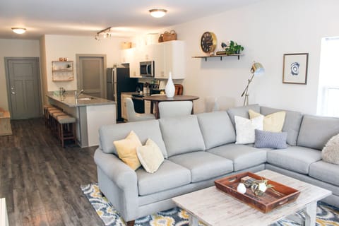 Open concepts allows your group space in a single living space 