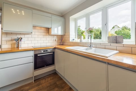 Ground floor: Kitchen with windows overlooking the front