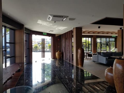 Interior entrance
