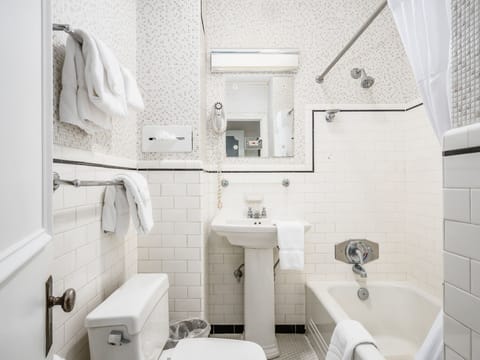 Free toiletries, hair dryer, towels