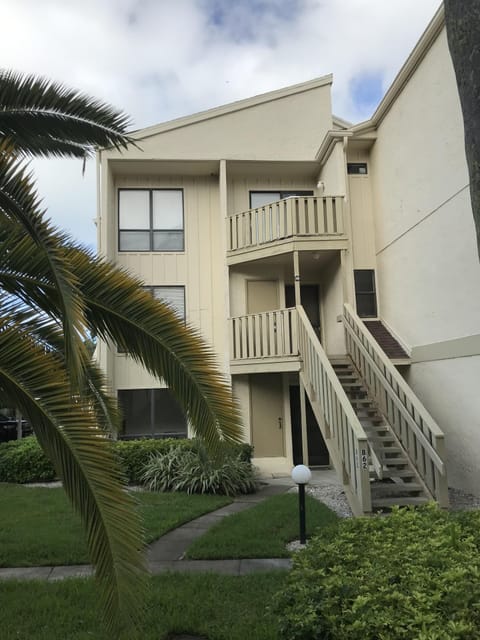 Condo unit in B building, 3 story; ground floor end unit