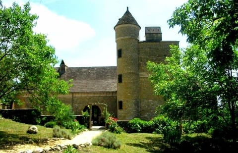 View of the grand maison from the garden.