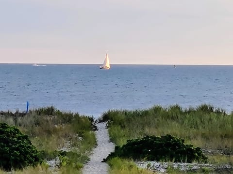 View of Cape Cod Bay from the deck
