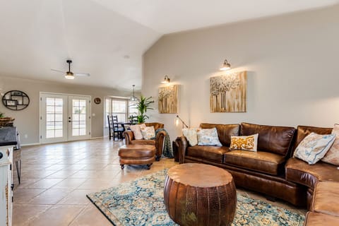 Enjoy spacious common areas with Smart TV, streaming, and board games