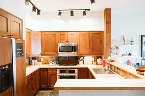 Kitchen with modern appliances