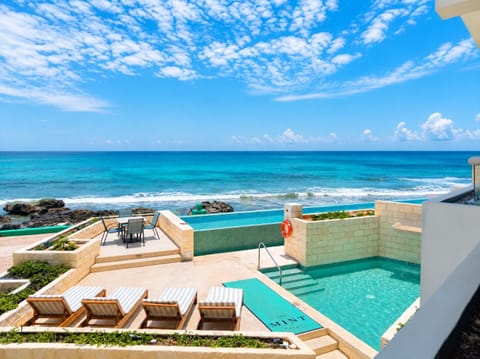 2 outdoor pools, open 8:00 AM to 8:00 PM, pool umbrellas, sun loungers