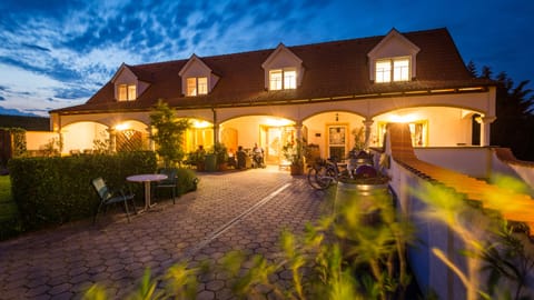 Front of property - evening/night