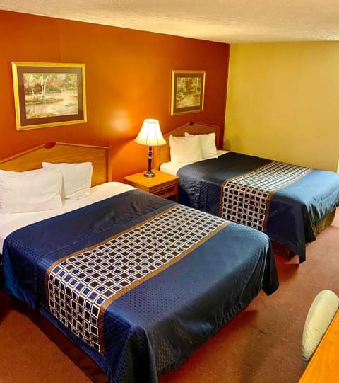 Standard Room, 2 Double Beds | Desk, soundproofing, free WiFi, bed sheets