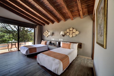 Superior Room, 2 Double Beds | Down comforters, in-room safe, individually decorated