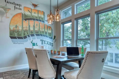 Dining table seats 6 to 8
