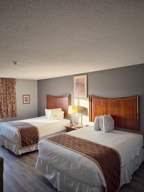 Standard Room, 2 Queen Beds | Blackout drapes, soundproofing, iron/ironing board, free WiFi