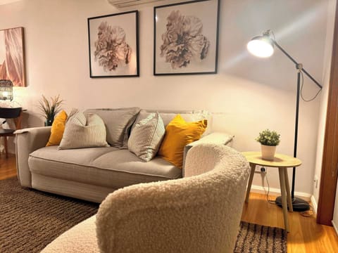 Plush lounge and occasional chair