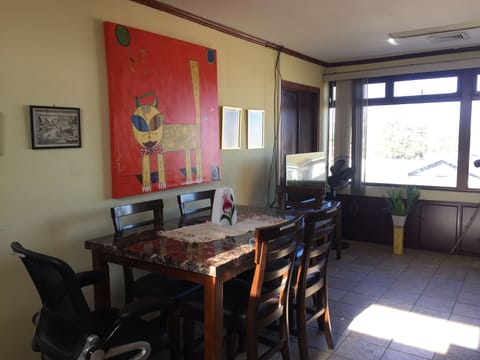 living and dining area