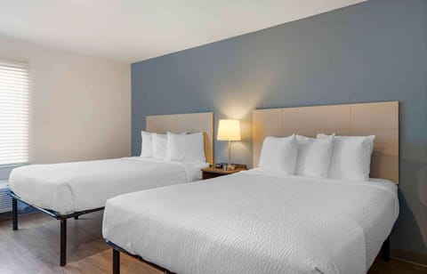 Standard Studio, 2 Queen Beds, Non Smoking, Refrigerator & Microwave | Desk, laptop workspace, iron/ironing board, free WiFi