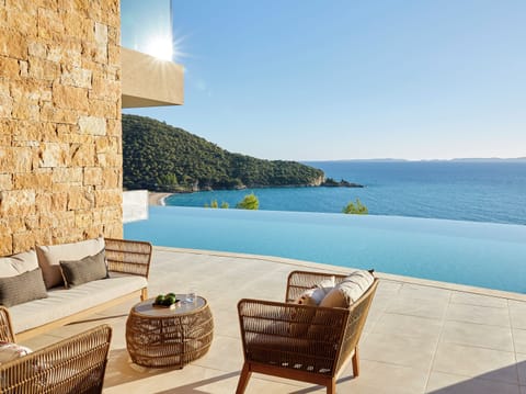 Junior Suite Panorama Sea View with Private Pool | View from room