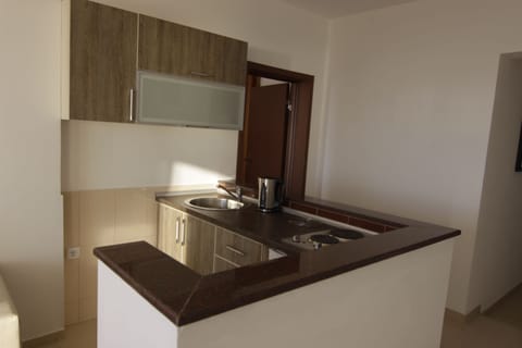 Premier Apartment, 1 Bedroom, Non Smoking, Beach View | Private kitchenette | Fridge