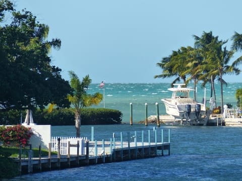 Our protected harbor on a very windy day