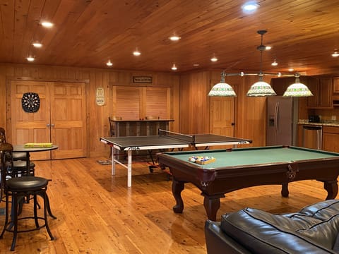 Downstairs game room