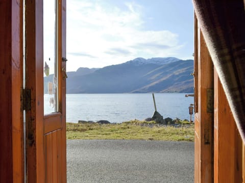 Magnificent view from the front door | Shore Cottage, Arnisdale, near Glenelg