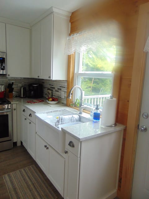 Farm Sink, look out into the  lake while doing your dishes