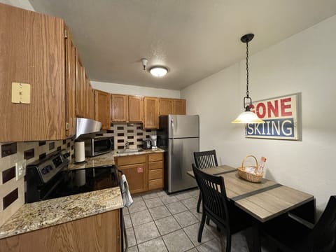 Kitchen with new table and chairs.