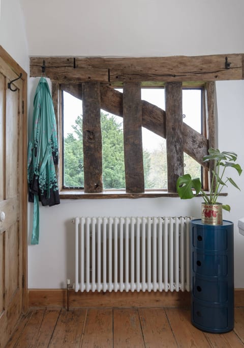 The upstairs bathroom