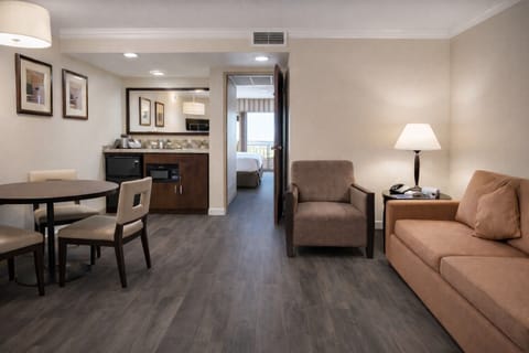 32-inch flat-screen TV with cable channels, TV