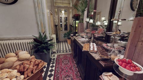 Daily self-serve breakfast (EUR 22 per person)