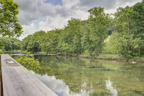View of South Holston River from the top of our dock.