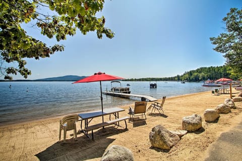 Soak up the sun on the private sand beach at this 3-bedroom, 1-bath cottage!