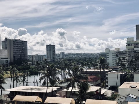 view out side front door... the ala wai
